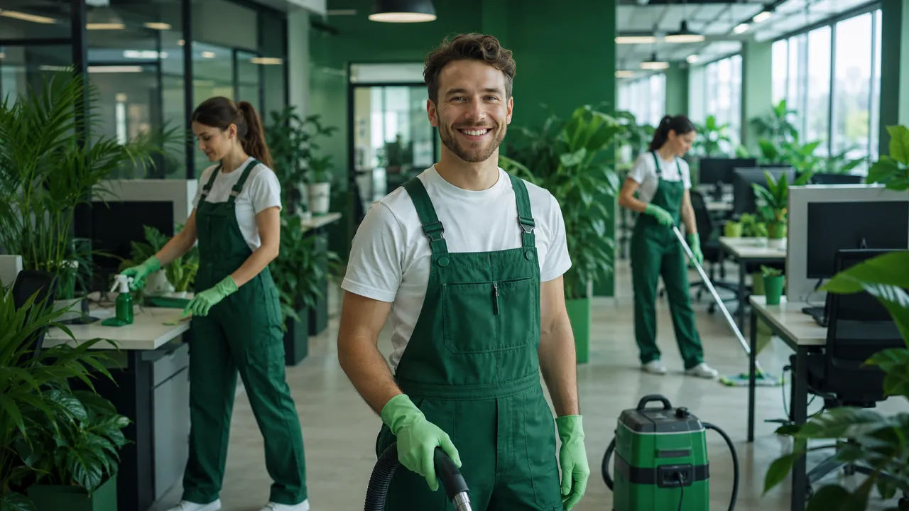 Professional cleaning after departure